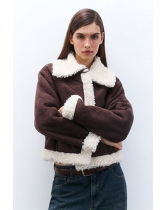 Куртка-дубленка с меховой отделкой Befree