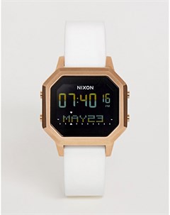 Часы с белым силиконовым ремешком A1211 Siren Nixon