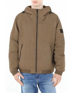 Куртка с капюшоном и трикотажными манжетами Boss