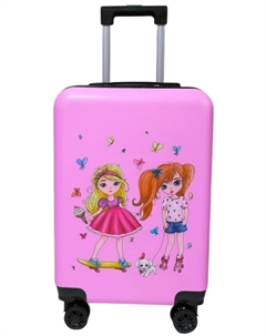 Чемодан для детей 16 дюймов, Подружки, розовый (716) Lats