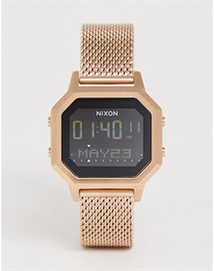 Часы с сетчатым браслетом цвета розового золота A1272 Siren Nixon