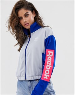 Серая спортивная куртка с логотипом Reebok Reebok classics
