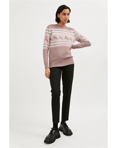 Джемпер женский с «оленями» с шерстью Finn flare