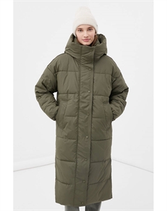 Утепленное пальто женское с капюшоном Finn flare