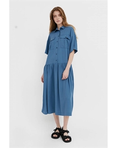 Платье-миди с драпировкой Finn flare