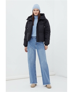 Пуховик женский с капюшоном Finn flare