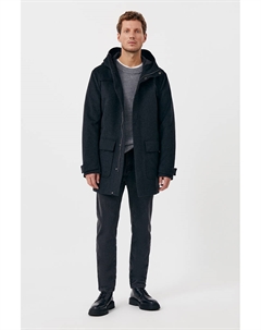 Технологичное утепленное мужское пальто с шерстью Finn flare