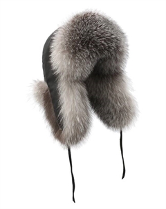 Шапка-ушанка Саша с отделкой из песца Furland