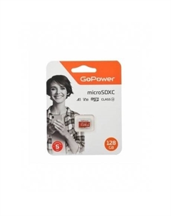 Карта памяти microSD 128GB Class10 UHS-I (U3) (00-00025683) Gopower