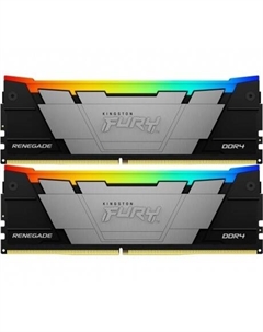 Оперативная память Kingston FURY Beast Black RGB DDR4 DIMM 32Gb (kit 2x16Gb), 3200Mhz (KF432C16RB12AK2/32)