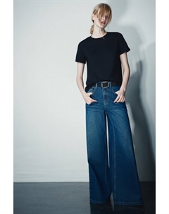 Джинсы широкие с ремнем Befree