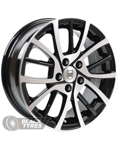 Литой диск TL 548 6x15/4x100 D60.1 ET45, Черные Tech line