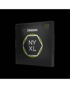 Струны для бас-гитар D'Addario NYXL45125 Комплект струн для пятиструнной бас-гитары, никель, 45-125 D`addario