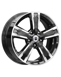 Диски R16 5x105 6,5J ET38 D56,6 Оклахома (КС998) алмаз чёрный K&k