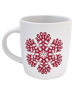 Кружка Снежинка 400мл керамика Нет марки