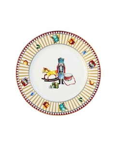 Тарелка Diente 19см десертная фарфор золото Esprado