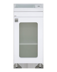 Тумба под раковину Урал 39 см Э-Ура-01040-021Н напольная, белая Misty