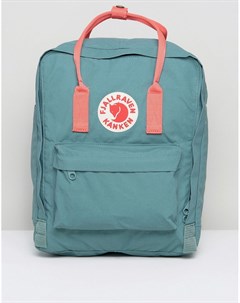 Зеленый рюкзак с розовыми вставками Kanken Fjallraven