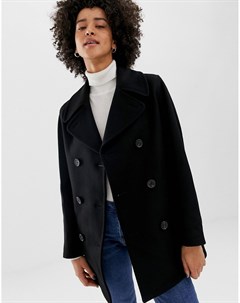 Двубортное пальто из ткани с добавлением шерсти Reefer Gloverall