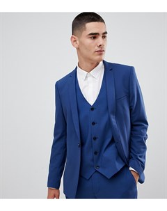 Синий приталенный пиджак Noak