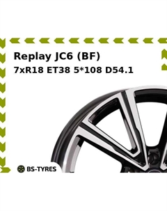 Колесный диск Replay JC6 (BF) 7.0xR18 ET38 5*108 D54.1