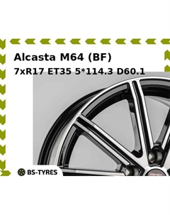 Колесный диск Alcasta M64 (BF) 7xR17 ET35 5*114.3 D60.1