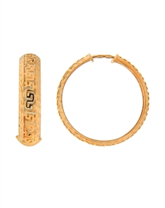 Серьги конго из красного золота Efremof