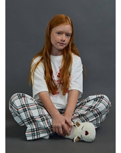 Тёплые тапочки для девочек, Белый Ostin