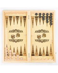 Настольная игра 2 в 1 нарды, шашки Take it easy