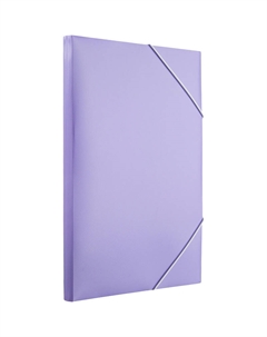 Папка на резинках Акварель А4 20 мм пластиковая до 150 листов сиреневая (толщина обложки 0.35 мм) Attache