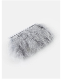 Перья марабу декоративные, на ленте, 8-10 см, 5±0.5 м, серые Арт узор