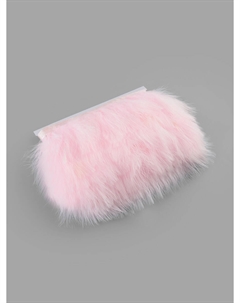 Перья марабу декоративные, на ленте, 8-10 см, 5±0.5 м, розовые Арт узор