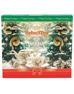 Чай advent calendar ассорти 24 пакетика, 37 г Sebas tea