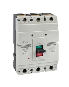 Автоматический выключатель в литом корпусе mccb99-3P5In800-800m ВА-99М 800/800А 3P 5In 50кА Ekf