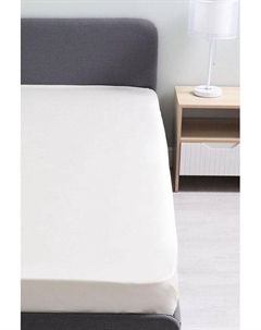 Простыня натяжная из бамбукового волокна Vanilla White 21maison