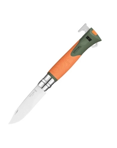 Складной нож №12 Explore c инструментом для удаления клещей, сталь Sandvik 12C27 Opinel