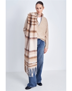 Шарф в клетку с бахромой Finn flare