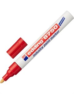 Маркер промышленный лаковый E-8750/2 красный 2-4 мм Edding