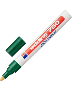 Маркер промышленный лаковый E-750/4 зеленый 2-4 мм Edding