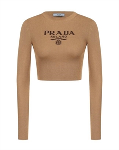 Шелковый пуловер Prada