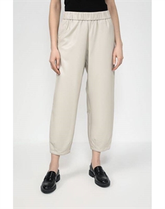 Брюки на эластичном поясе укороченные Adolfo dominguez