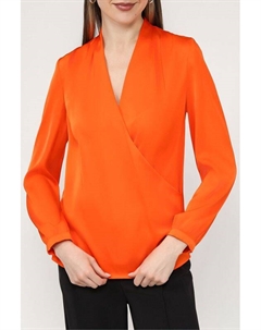 Блуза с V-вырезом и запахом Calvin klein