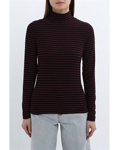 Водолазка с воротником стойкой в полоску Ovs