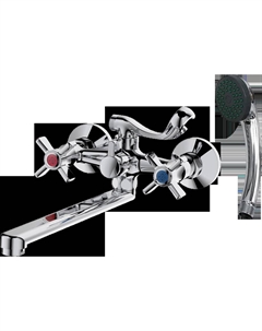 Смеситель с длинным изливом для ванны SL118 SL118-140P Рмс