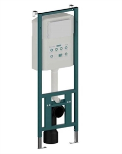 Инсталляция для подвесного унитаза ISWC401FG, бирюзовый Knotlor