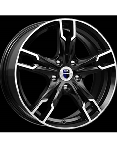 Диски R17 5x112 7J ET40 66,6 Солар (КС875) алмаз черный SK K&k