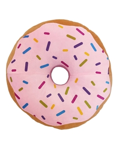 Подушка декоративная Пончик 41х41см бежевая, арт.ПД-Пончик Нет марки