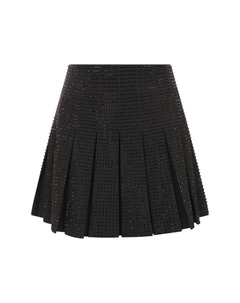 Плиссированная юбка с отделкой стразами Pinko
