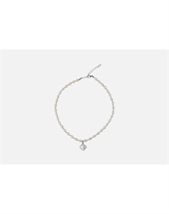 Колье Из натурального жемчуга с клевером 1 шт 19.stone