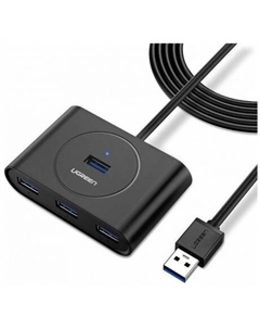 Хаб UGREEN CR113 (20290) USB 3.0 Hub. 0,5 м. черный Ugreen